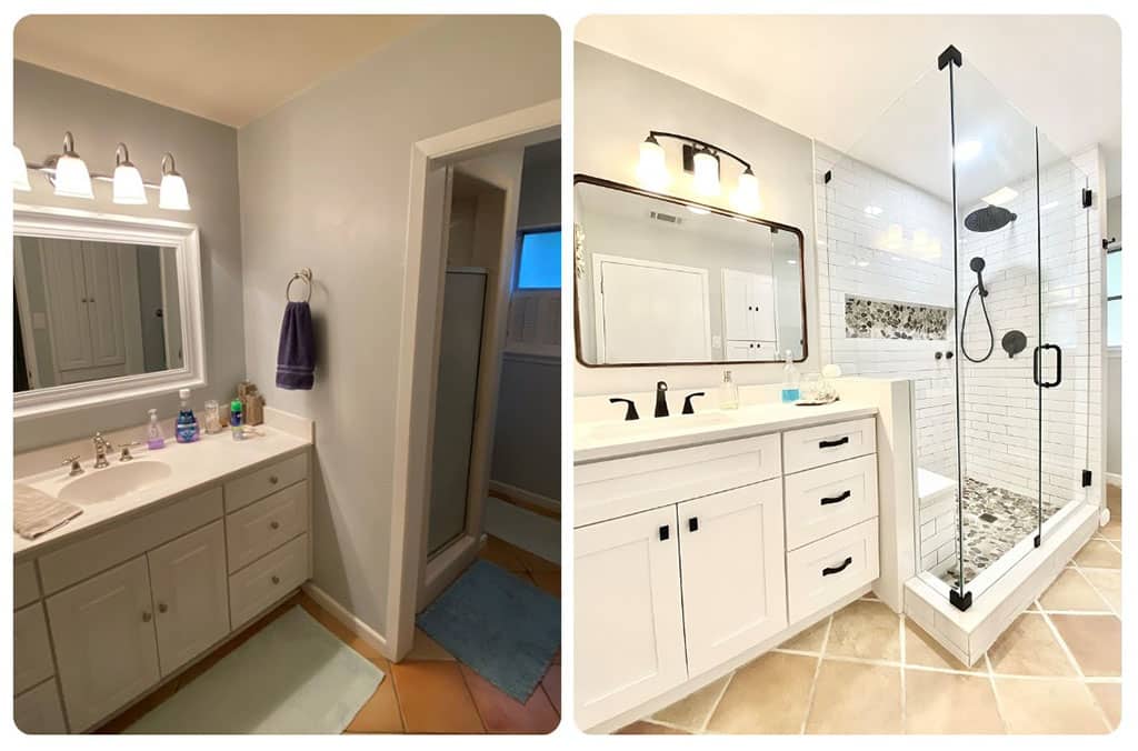 Bathroom Remodeling Burlington - Before & After
