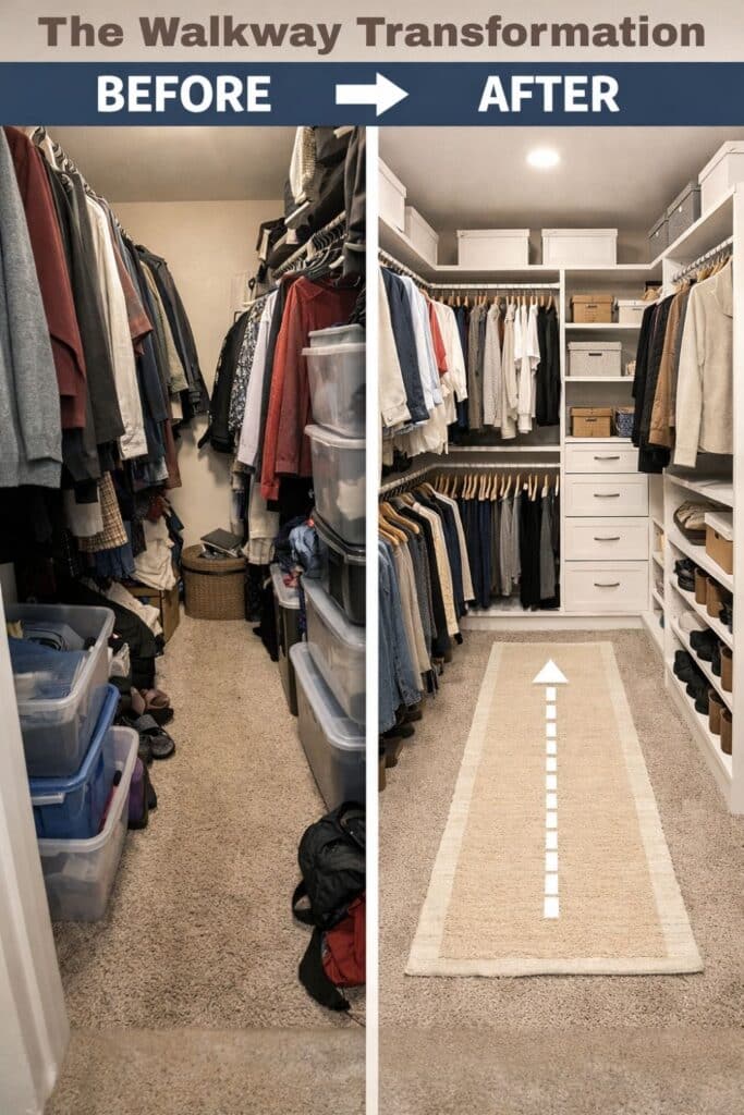 Closet Organization Georgetown - Before & After