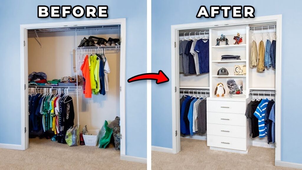 Closet Organization Milton - Before and After