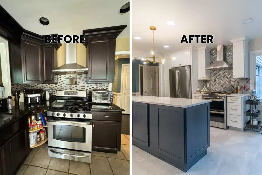 Kitchen Remodeling Burlington - Before and After