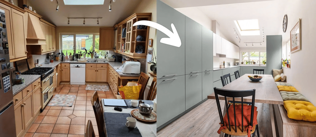 custom modern kitchens Georgetown - before & after