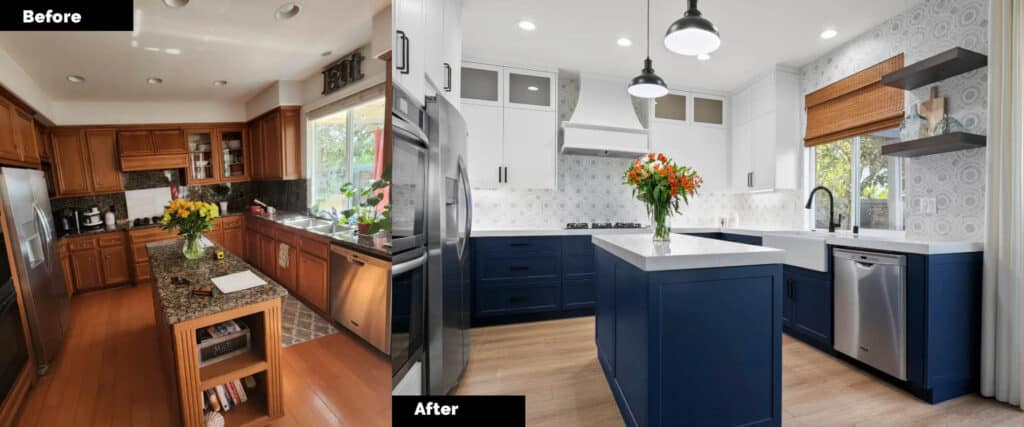 Custom Modern Kitchens Milton - Before & After
